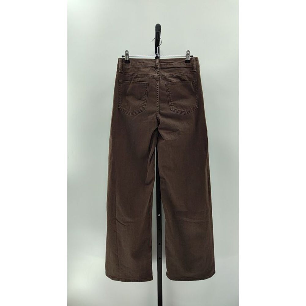 Quince Women Bella Stretch Wide Leg Jeans Coffee Bean Brown 28 - Picture 2 of 2